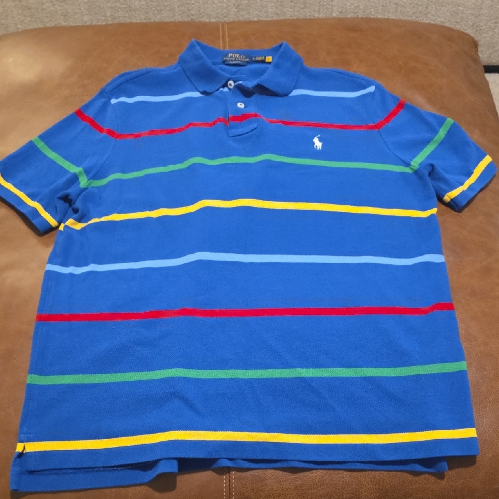 Ralph Lauren Classic Fit Polo in Vibrant Blue